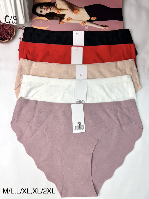 Majtki damskie Roz M/L-XL-2XL, Mix kolor Paczka 24 szt